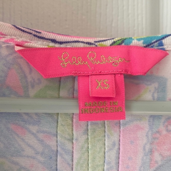 Lilly Pulitzer Krysta Tunic Dress in Multi Pop Up Wish You Were Here - Picture 3 of 4